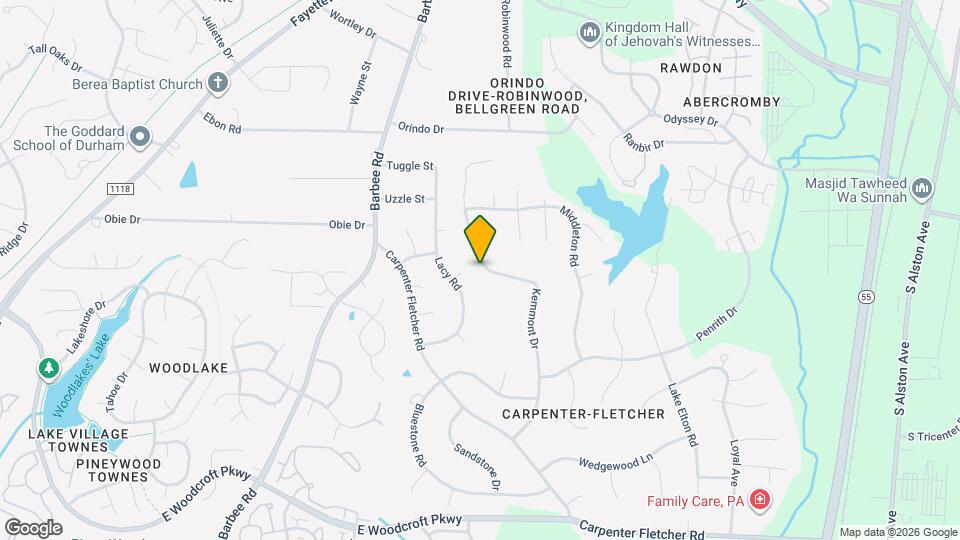 5312 Kemmont Dr Mapa y Detalles de la Ubicación