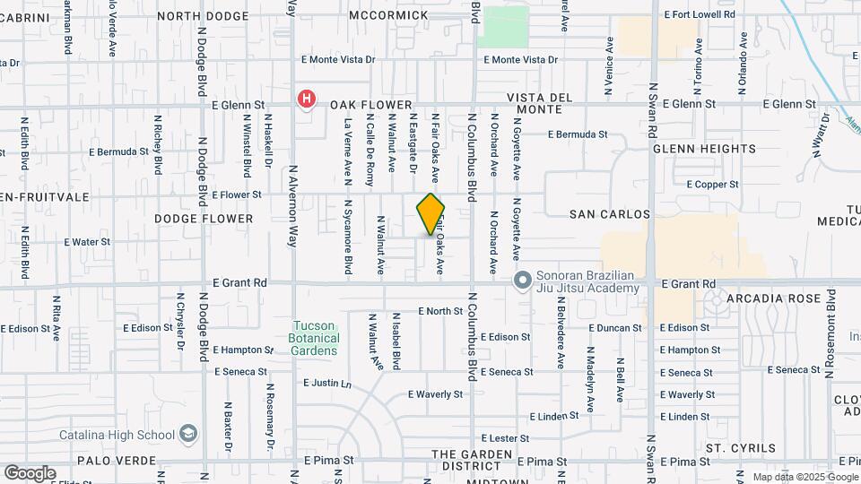 4206 E Los Robles St Map and Location Details