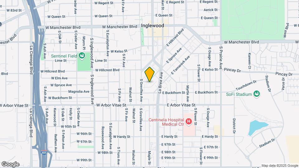 124 E Spruce Ave Mapa y Detalles de la Ubicación