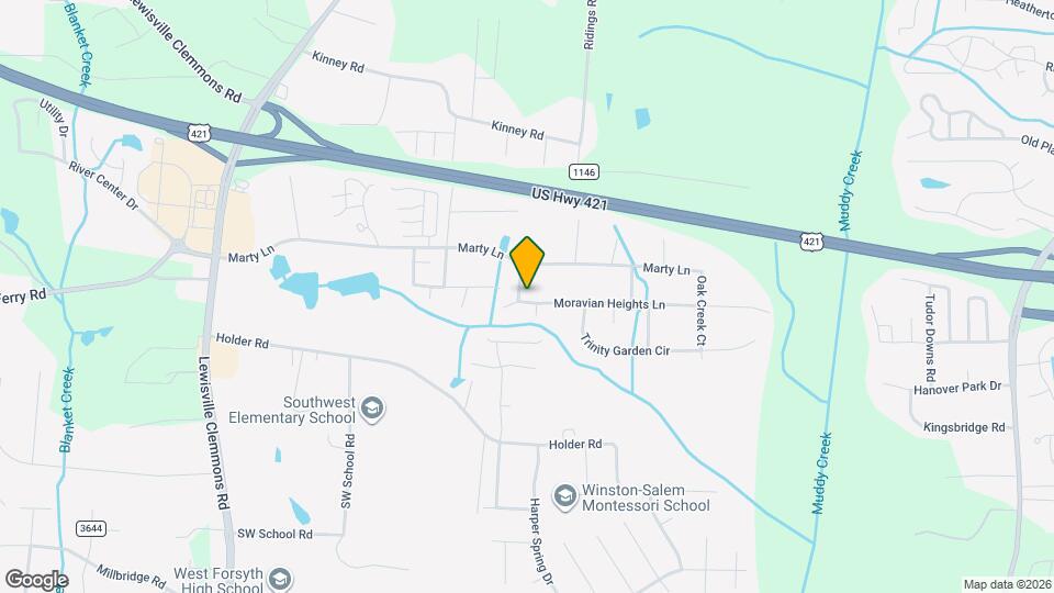 1517 Bethesda Woods Ln Map and Location Details