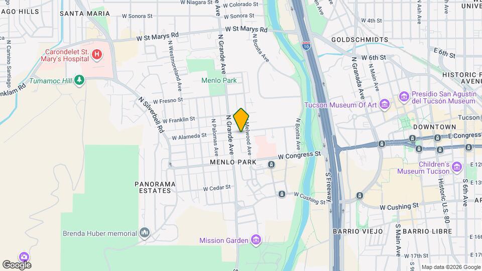 921 W Alameda St Map and Location Details