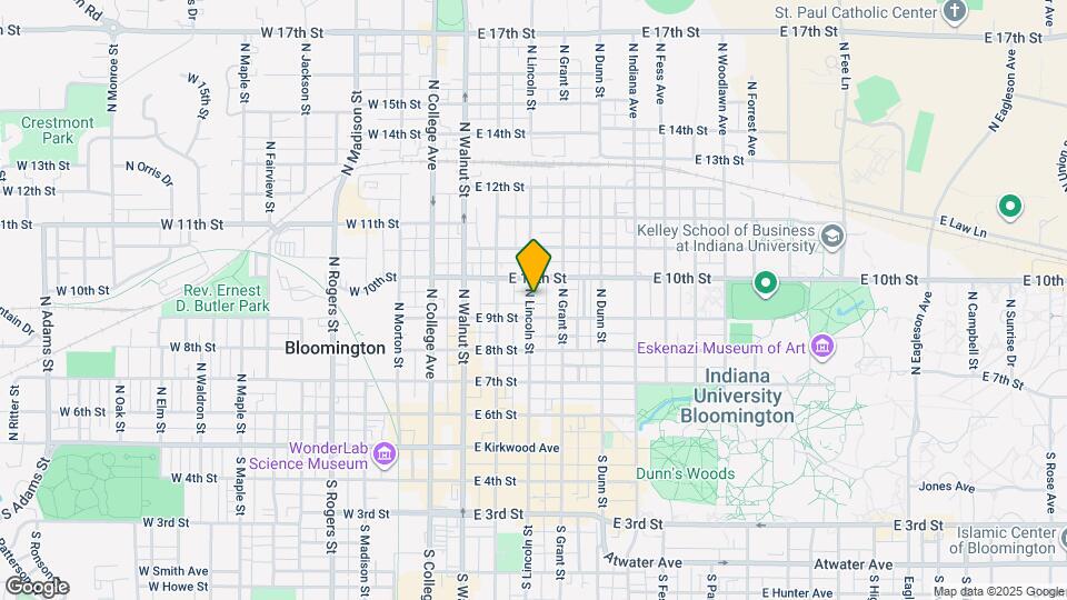 520 N Lincoln St Map and Location Details