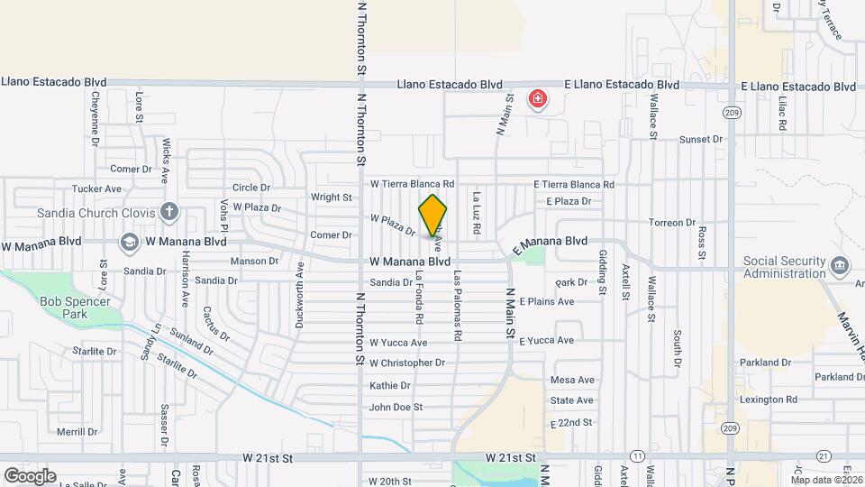 309 W Plaza Dr Map and Location Details