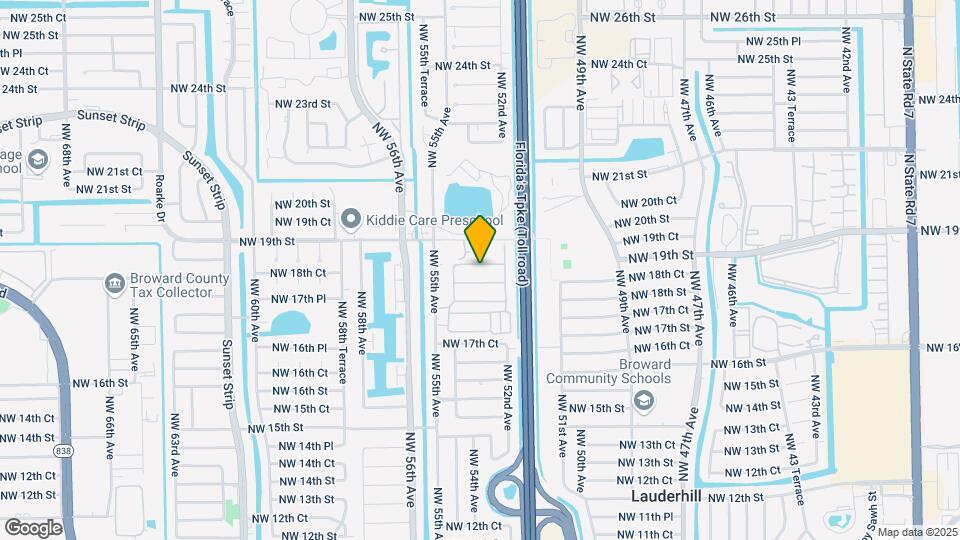 5308 NW 18th Pl, Unit 1 Map and Location Details