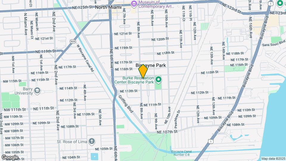 11403 NE 8th Ave Map and Location Details