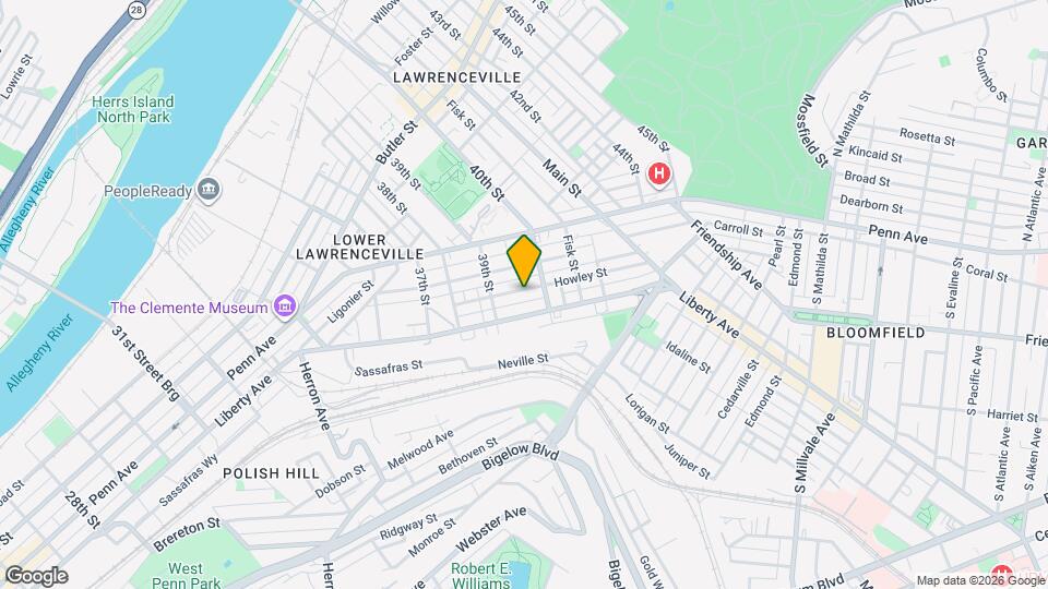 3932 Howley St Mapa y Detalles de la Ubicación