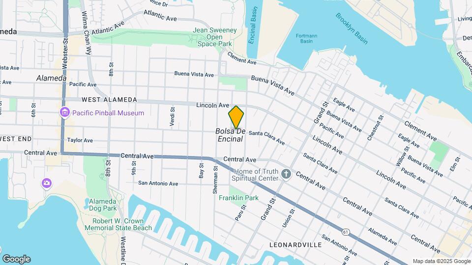 1430 Santa Clara Ave Mapa y Detalles de la Ubicación