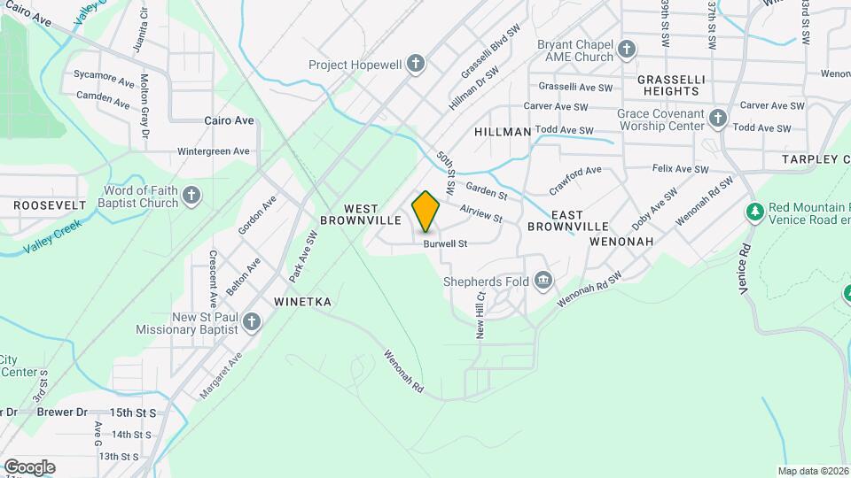 830 Burwell St Map and Location Details