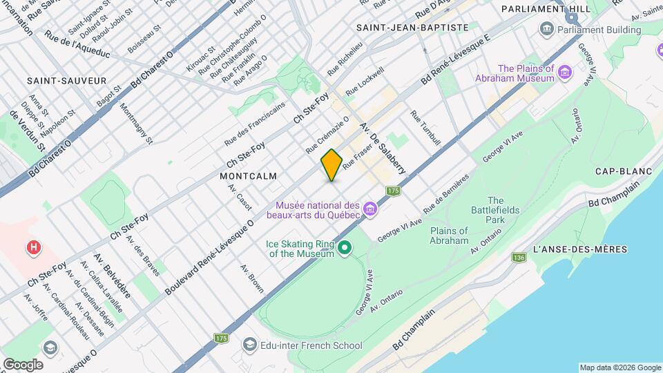 1070 De Bourlamaque Av Map and Location Details