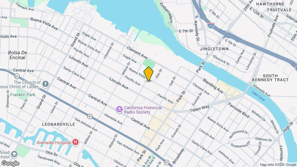 2208 Buena Vista Ave Map and Location Details