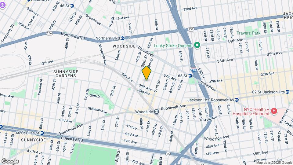 3745 59th St, Unit 1st Flr Map and Location Details