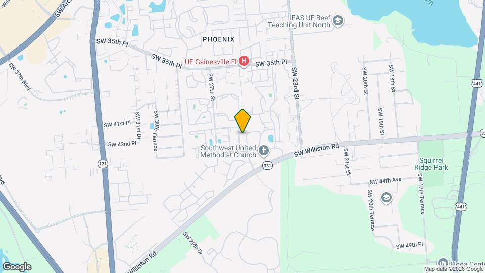 3925 SW 26th Terrace Map and Location Details