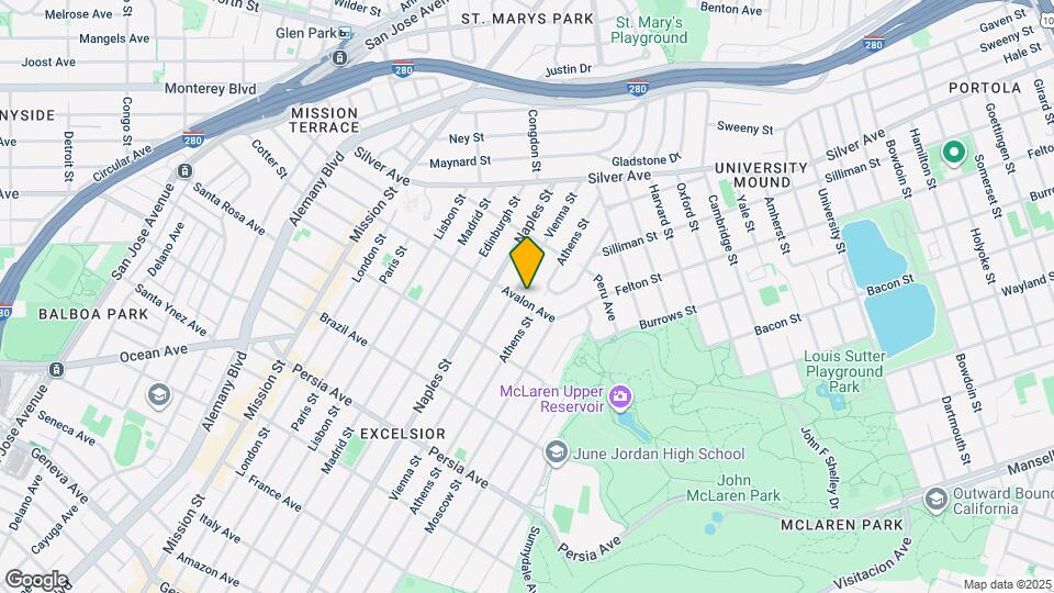 719 Avalon Ave Map and Location Details