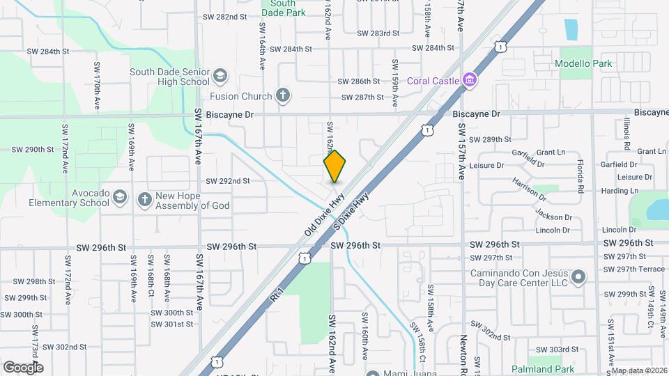 29229 SW 162nd Ct Map and Location Details