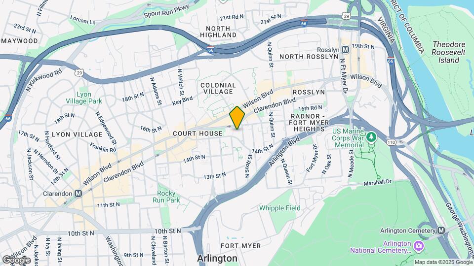 1536 N Scott St Map and Location Details