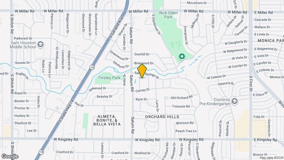 2612 Ashley Dr Map and Location Details