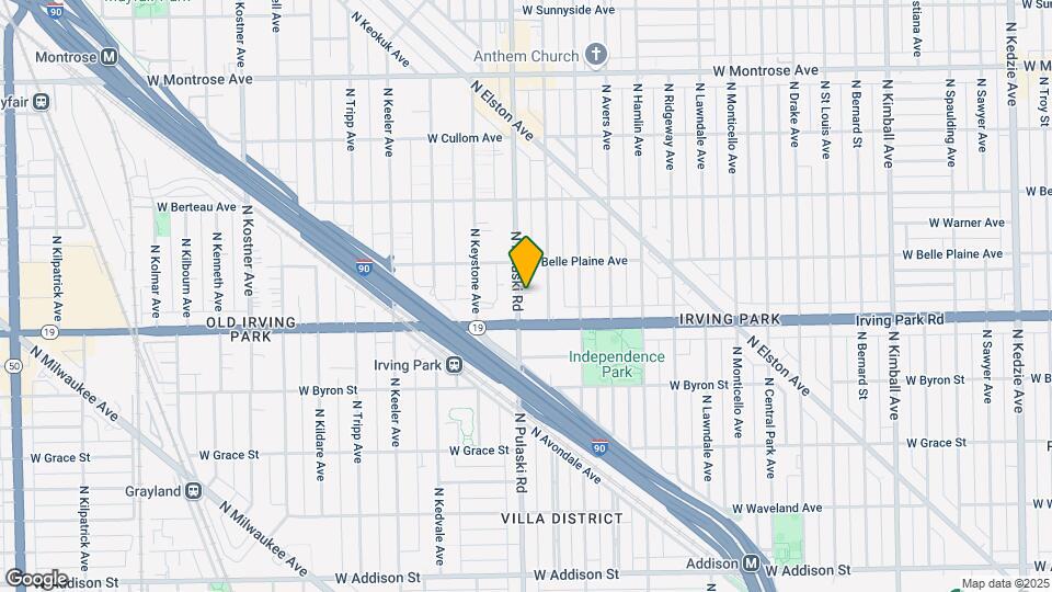4025-4027 N Pulaski Rd Mapa y Detalles de la Ubicación