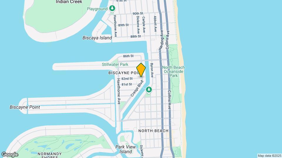8140 Crespi Blvd Mapa y Detalles de la Ubicación