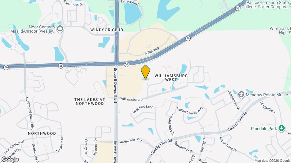 1823 Thornwood Ct Map and Location Details