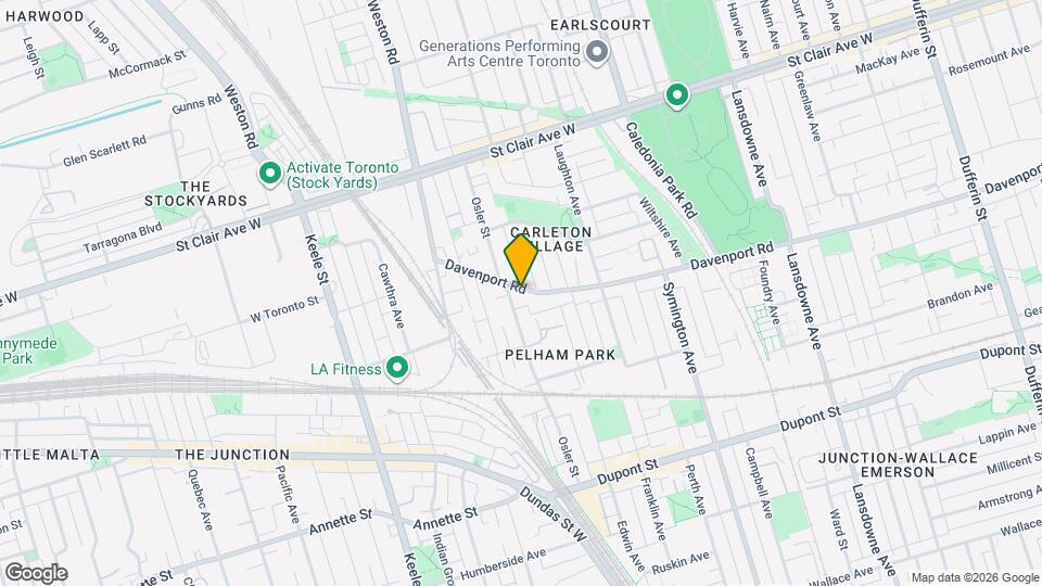 2039 Davenport Rd Map and Location Details