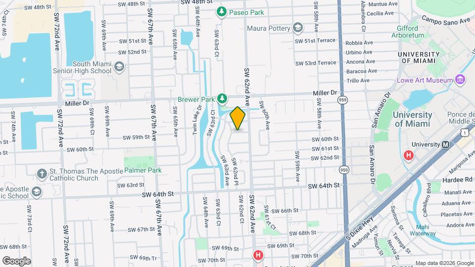 6238 SW 59th St Map and Location Details