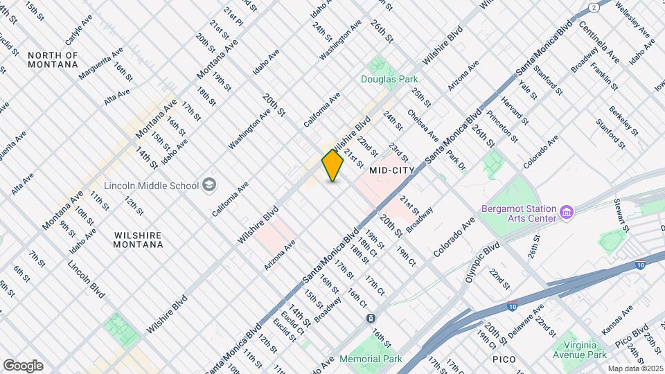1239 19th St Mapa y Detalles de la Ubicación