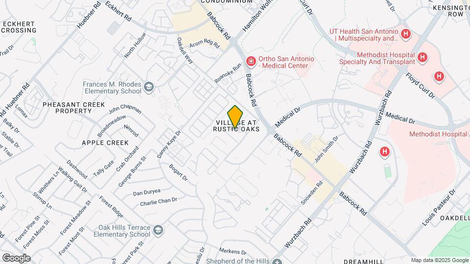 8107 Rustic Park Map and Location Details