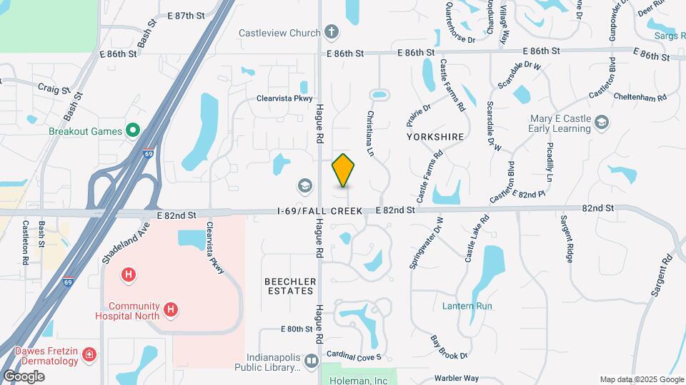 7756 Castle Ridge Ct Map and Location Details