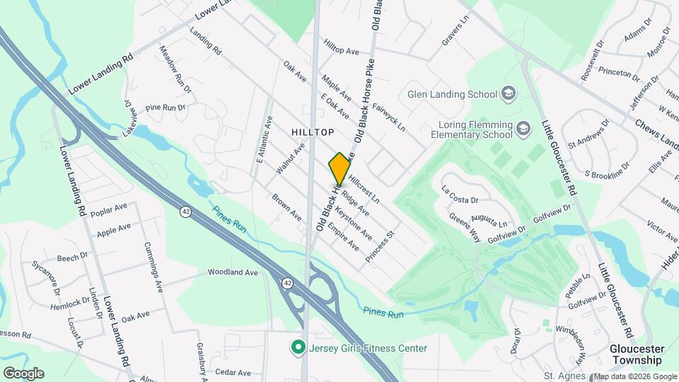 1319 Old Black Horse Pike Map and Location Details