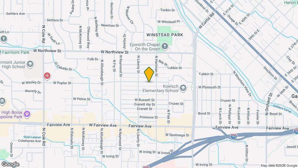 6251 W Poplar St Map and Location Details