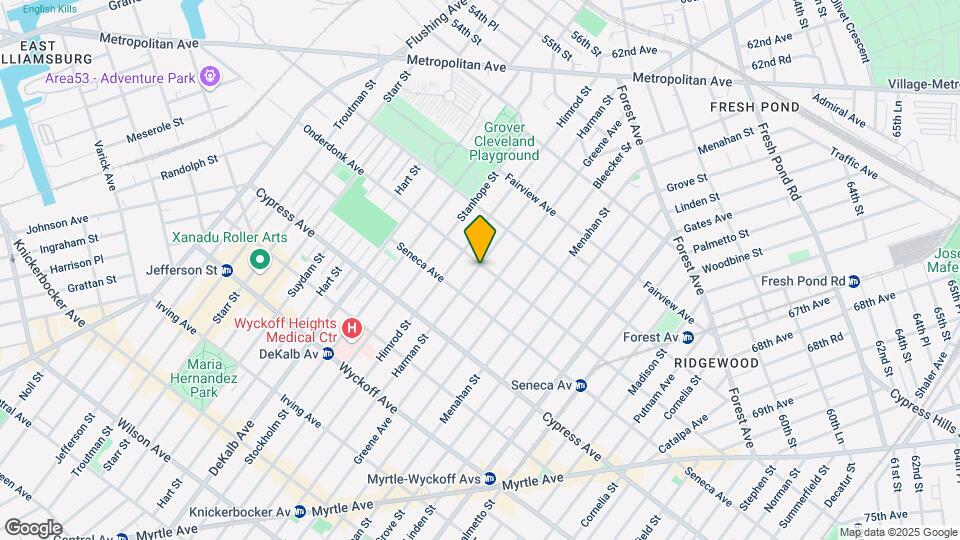 476 Onderdonk Ave Mapa y Detalles de la Ubicación