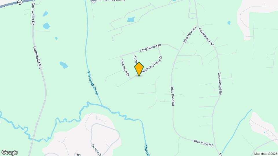 2305 Whispering Pines Dr Map and Location Details