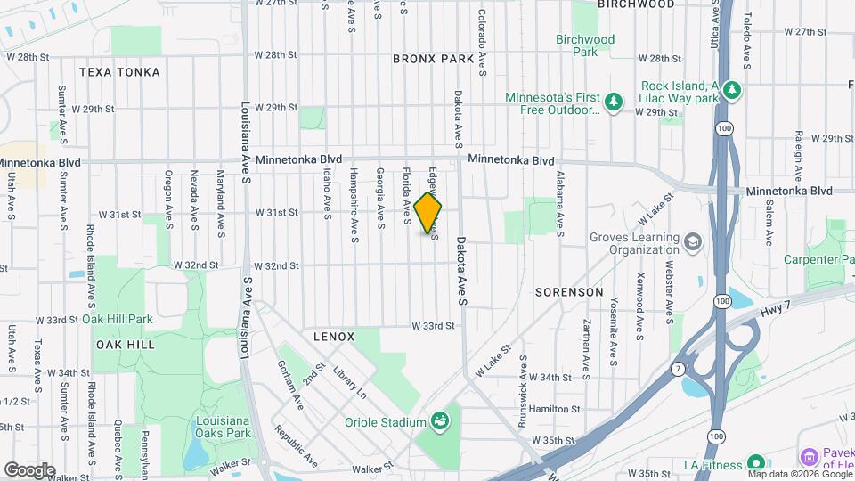 3132 Edgewood Ave S Map and Location Details