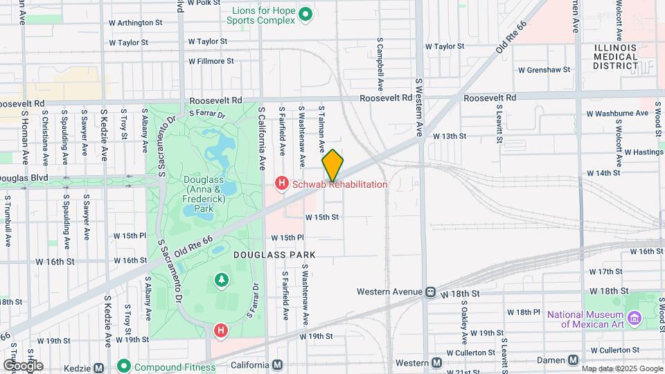 2613 W Ogden Ave Map and Location Details
