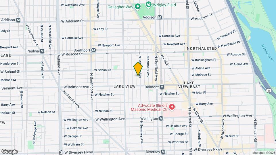 3228 N Seminary Ave Map and Location Details