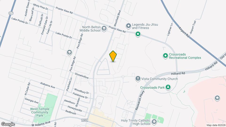 1040 Lakeway Crossing Dr Map and Location Details