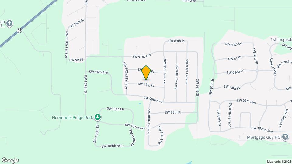 9892 SW 95th Pl Map and Location Details