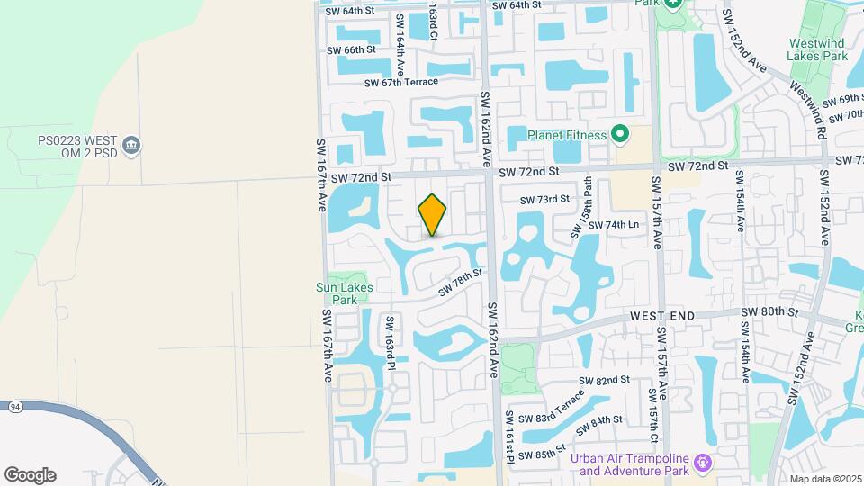 16340 SW 75th St Map and Location Details