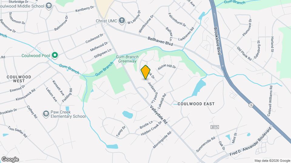 1221 Jordans Pond Ln Map and Location Details