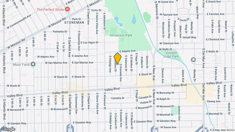 1112 S Cordova St Mapa y Detalles de la Ubicación