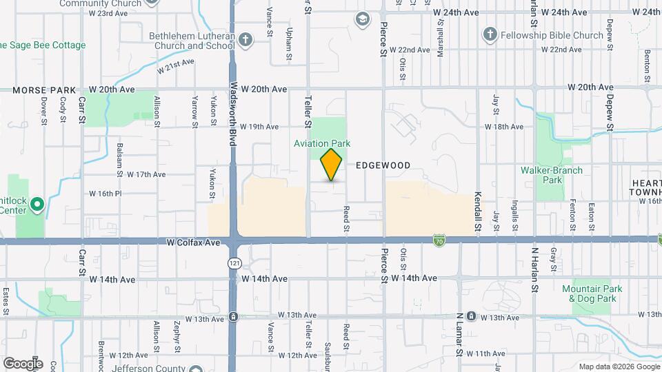 7090 W 16th Pl Map and Location Details