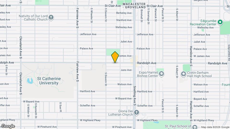 1658 Randolph Ave, Unit 1658 Map and Location Details
