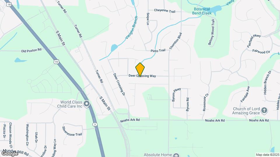 1707 Deer Crossing Way Map and Location Details