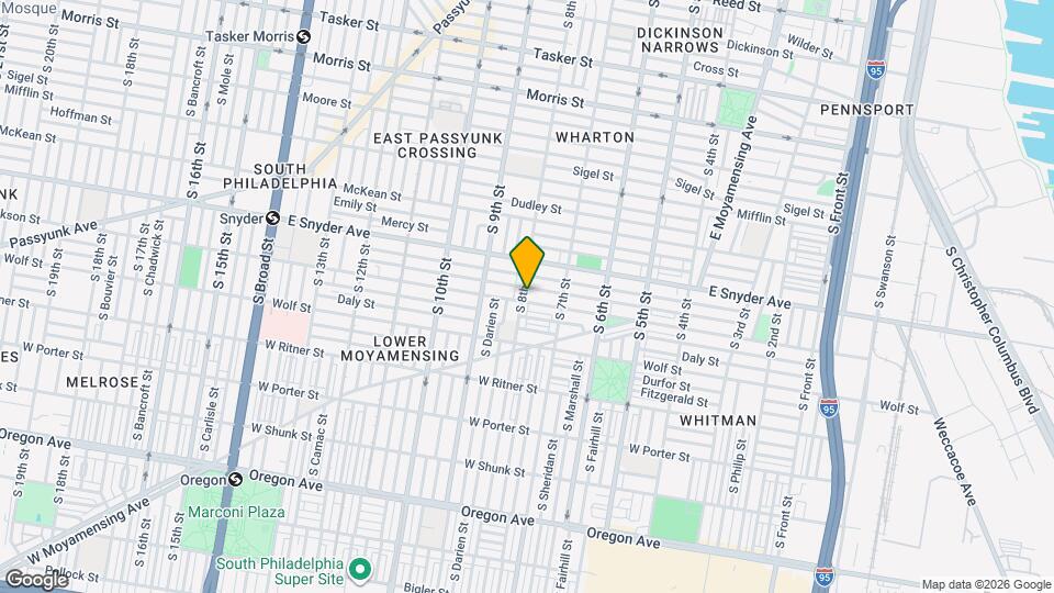 2135 S 8th St, Unit 3 Mapa y Detalles de la Ubicación