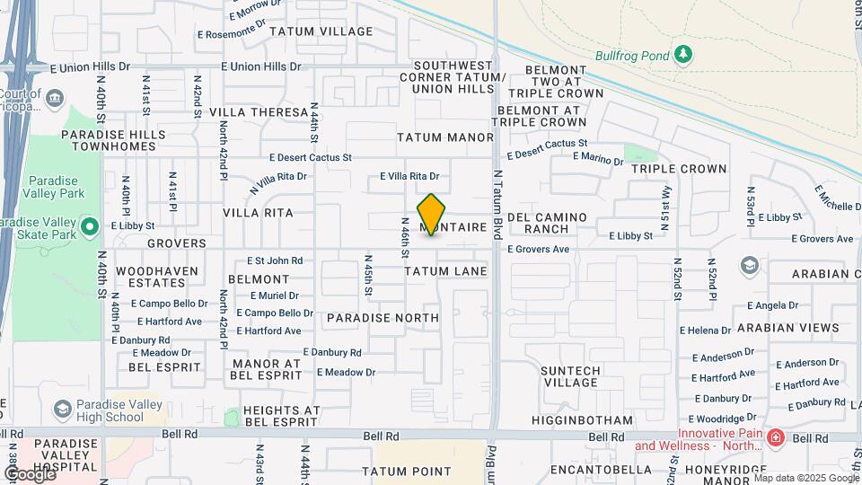 4634 E Grovers Ave Map and Location Details