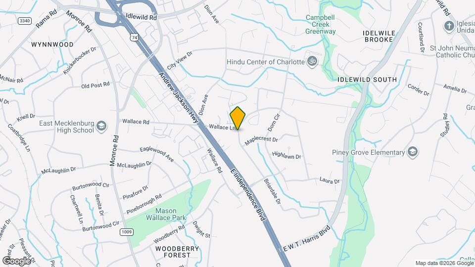 7322 Briardale Dr Map and Location Details