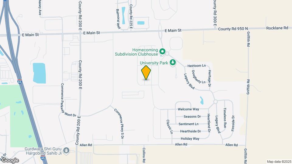 387 Campus Ln Map and Location Details