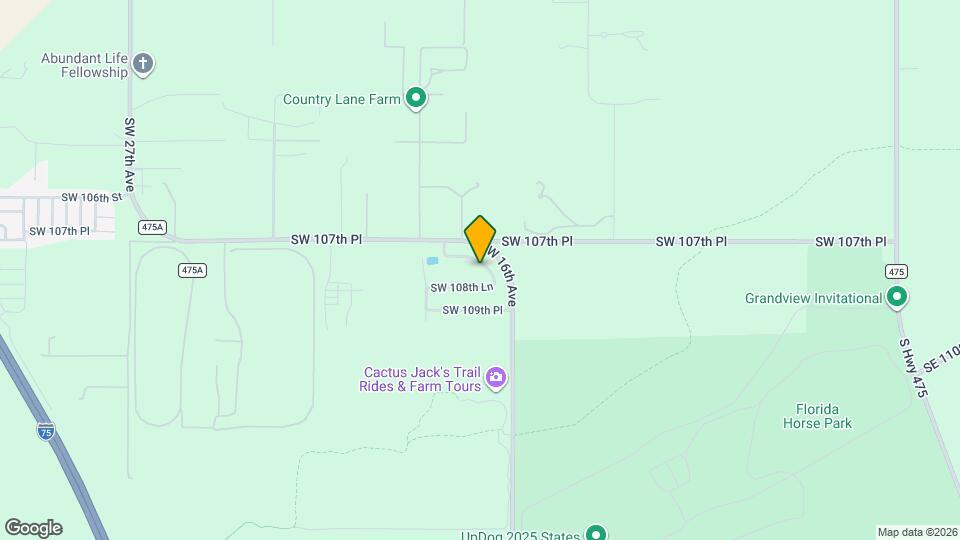 1686 SW 107th Ln Map and Location Details