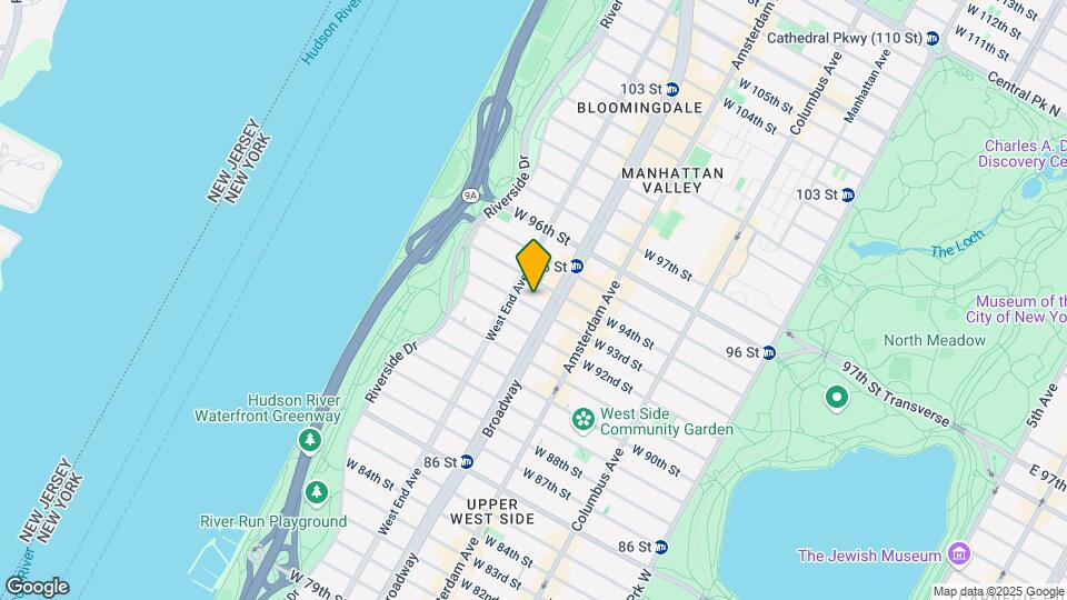 257 W 93rd St Map and Location Details