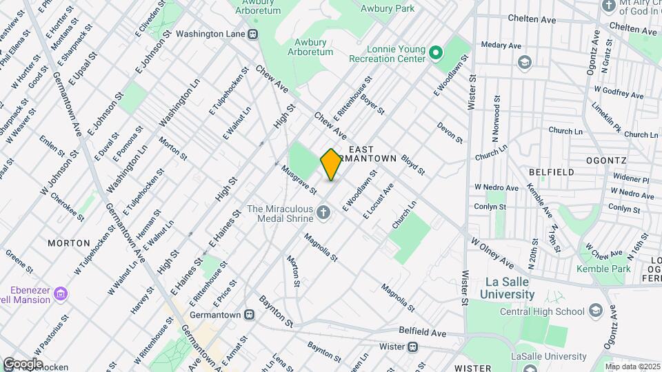 619 E Chelten Ave, Unit 1 Map and Location Details